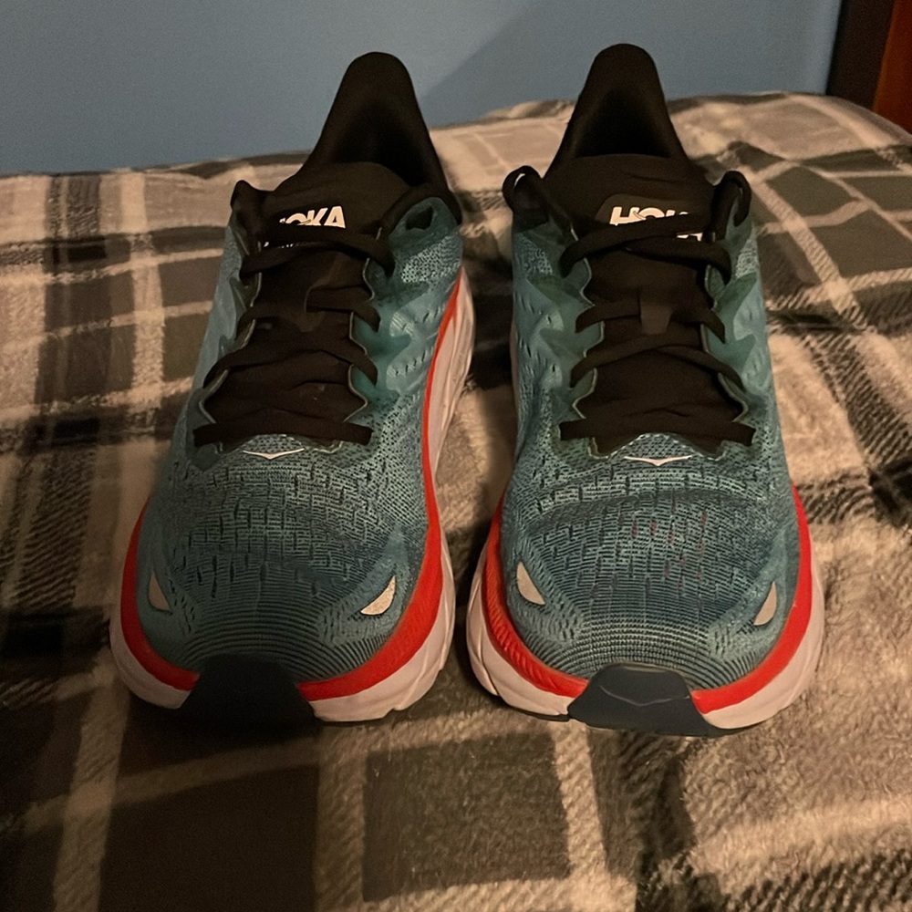HOKA ONE ONE Men’s Running Shoes Size 10 Color:Real Teal/Aquarelle